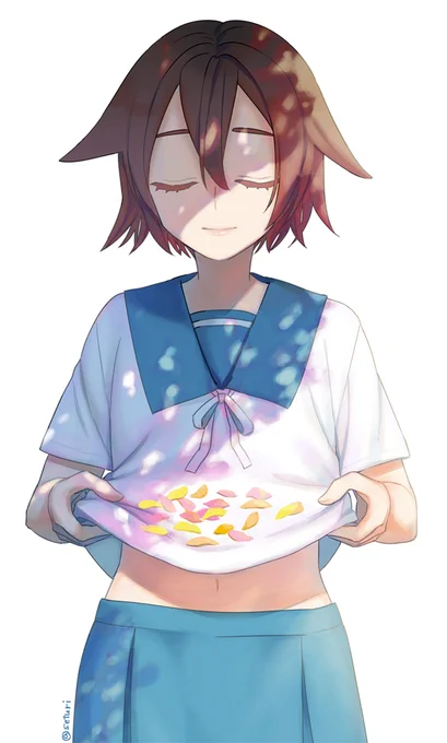 木漏れ日の練習#創作イラスト 