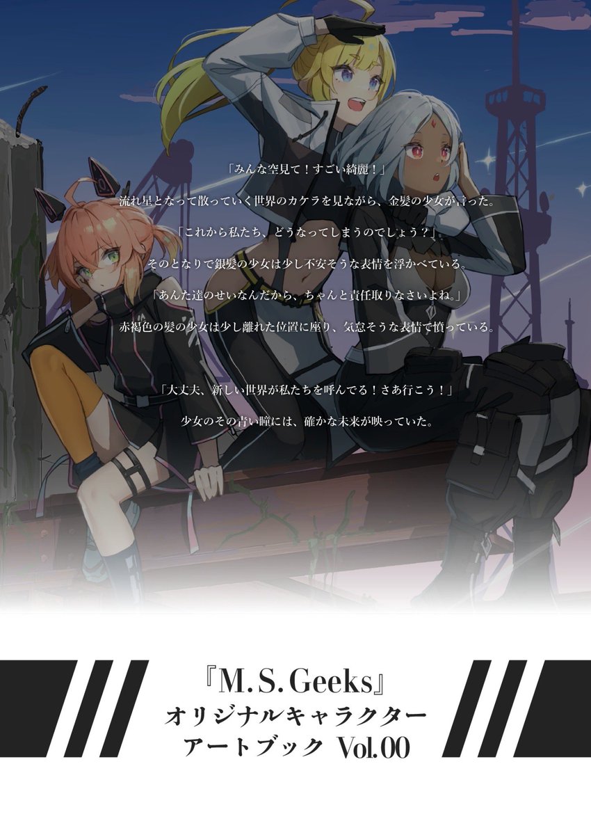 今回のアートブックにおいて小説で描かれる「# 219プロット」はムーン、MⅡ、iAの3人娘が生み出されたこの物語の根幹を成す世界線のおはなしです。

物語というのは通常始まりがあって終わりがある。では定められたフィナーレを持たない物語を私達は一体なんと呼ぶでしょうか？
