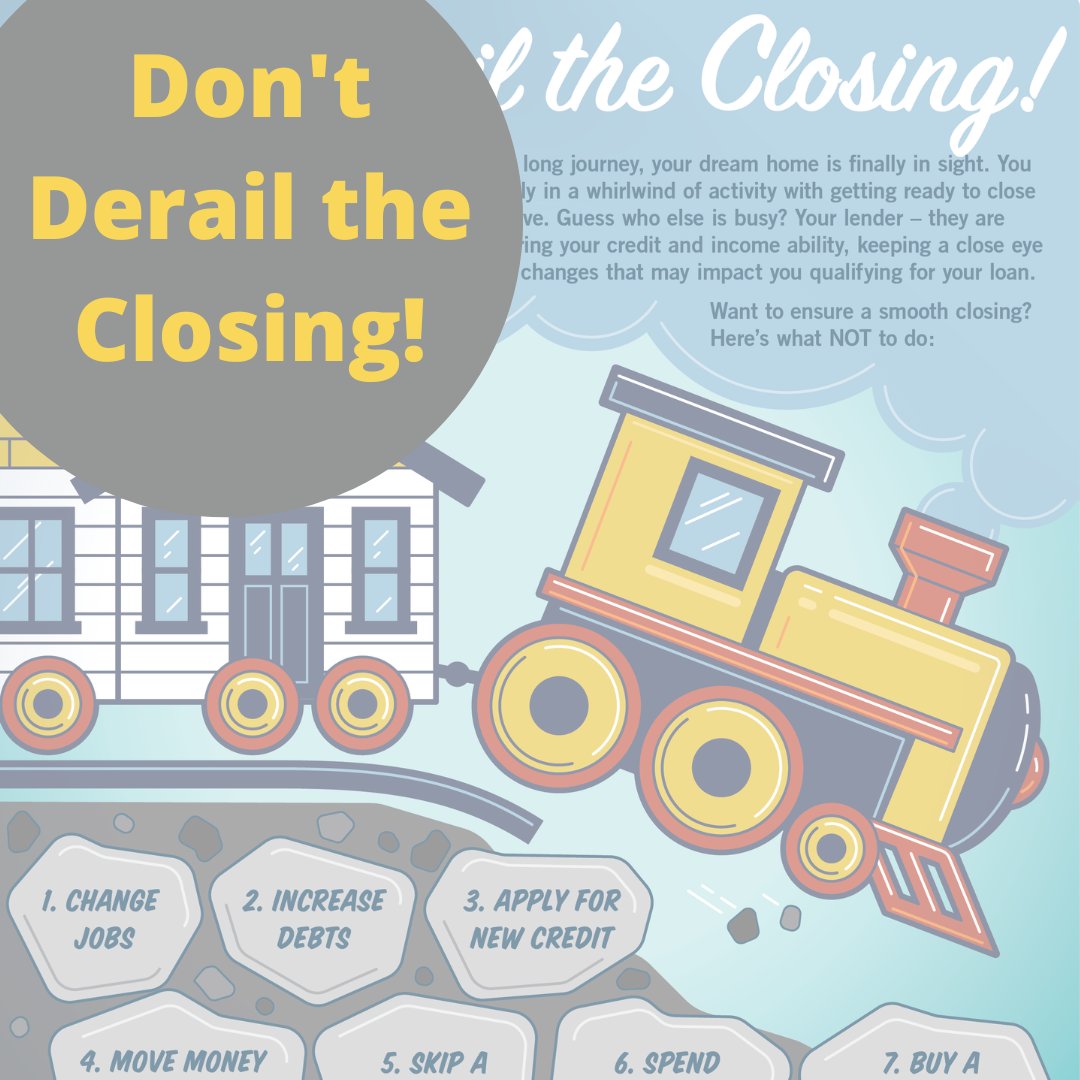 Mechel and Dan's Monthly Tips - Don't Derail the Closing - mailchi.mp/990b4234db72/m…