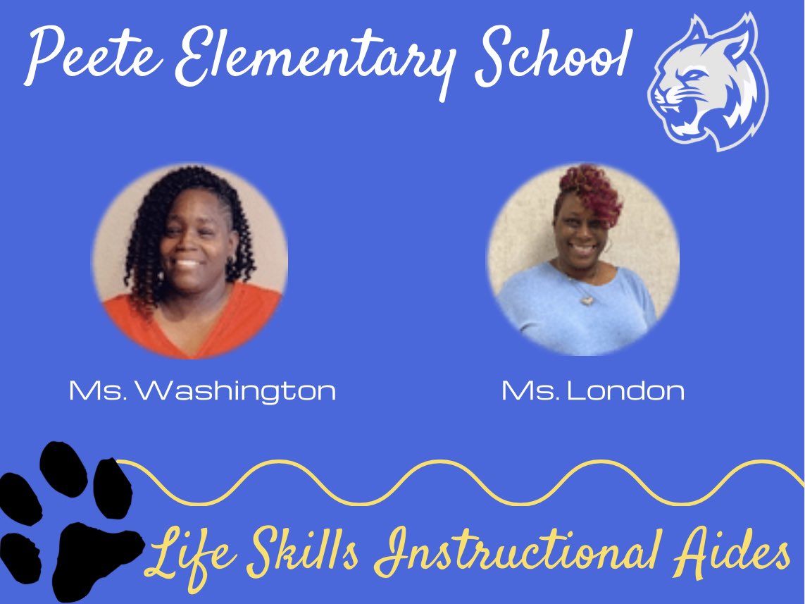 Meet the “backbones” of the school!They support the campus and our teachers in so many ways. 💙🐾🐾 #PeeteProud