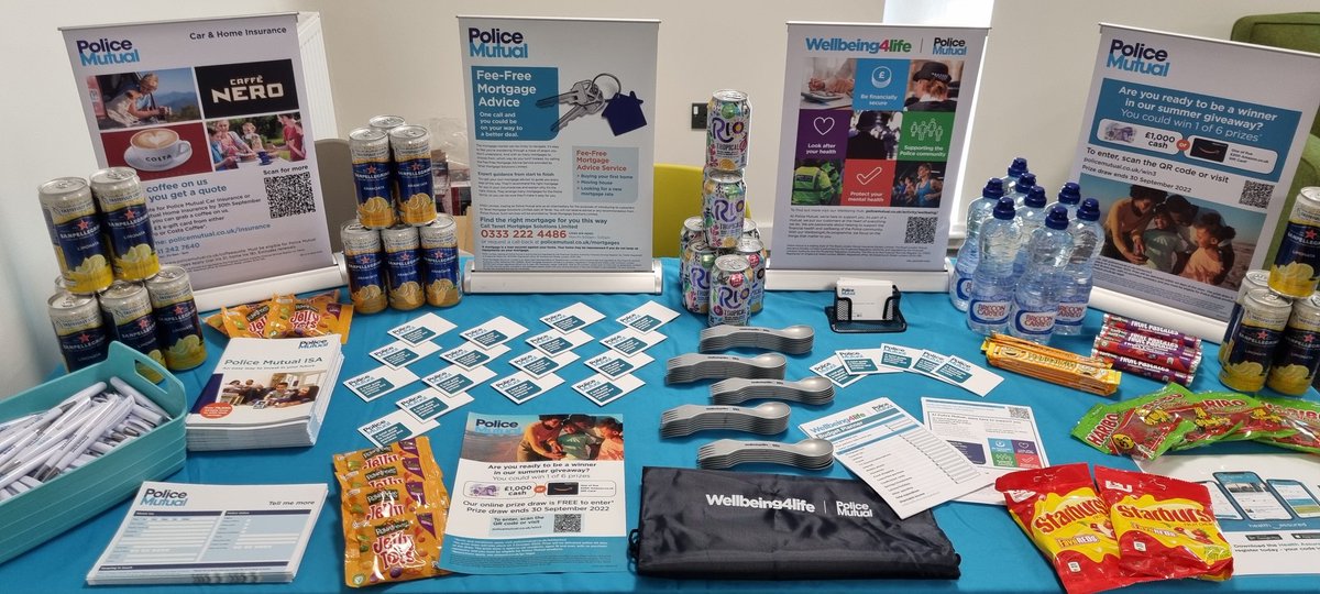 Fantastic start to my Friday over @SkemPolice already lots of giggles... #Wellbeing4Life

I'm in the Refs Room on the 2nd Floor....

Plenty of Goody Bags #SliverSporks, Snacks, Drinks, Free Prize Draw & More

@LancsPoliceFed @LancsPolice @OrmskirkPolice @RoyalLondon