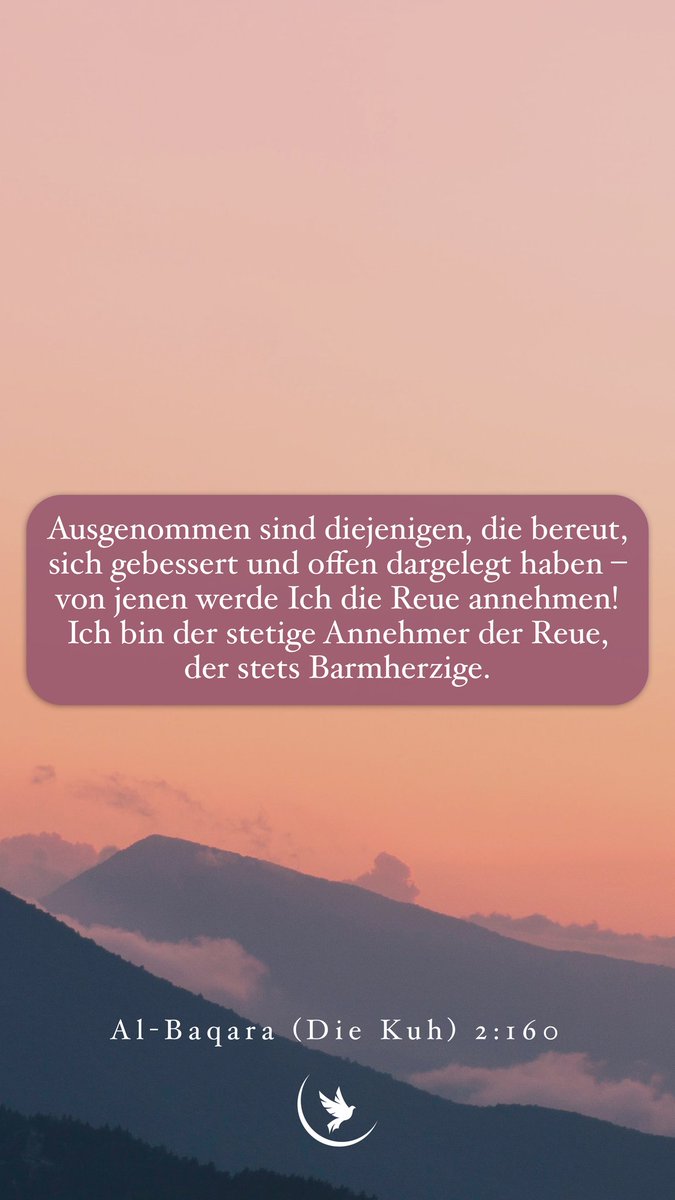 himmelsschueler's tweet photo. Assalamu alaykum, Friede sei mit euch!

[Thread] Diejenigen, die das verheimlichen, was Wir von den offenkundigen Beweisen und der Rechtleitung herabgesandt haben, nachdem Wir sie für die Menschen im Buch dargelegt haben –

#VersdesTages #SureAlBaqara #AlBaqara #Rechtleitung https://t.co/mFkQJi3ncR