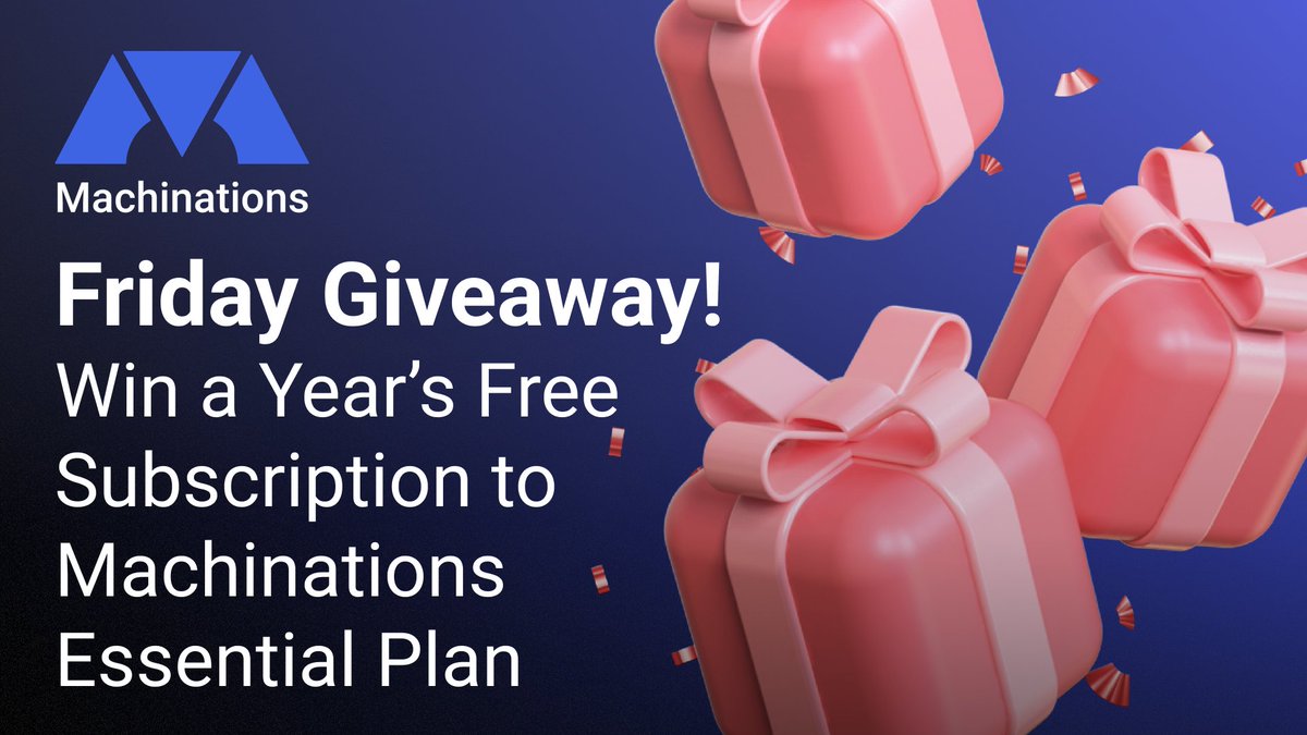 machinationsio's tweet image. 🚨 Launching Machinations Friday #Giveaway 🎁

Win a year's free subscription to Machinations Essential, the tool to predict #GameEconomies &amp;amp; Systems for premium, F2P &amp;amp; P2E

👉Participate here: machinations.io/articles/givea…

We will draw the winner on August 19. Good luck!🍀

#GameDev