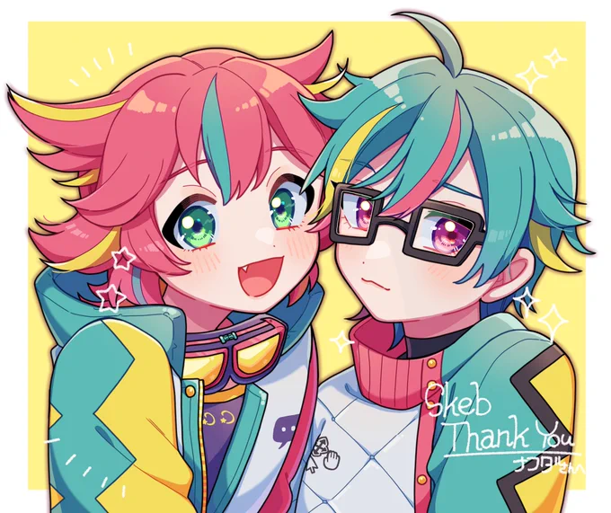 skebありがとうございましたキャラクターデザインがとても好みで描いてて凄く楽しかったです納品お待たせいたしました #Skeb  #Commission   #有償依頼 