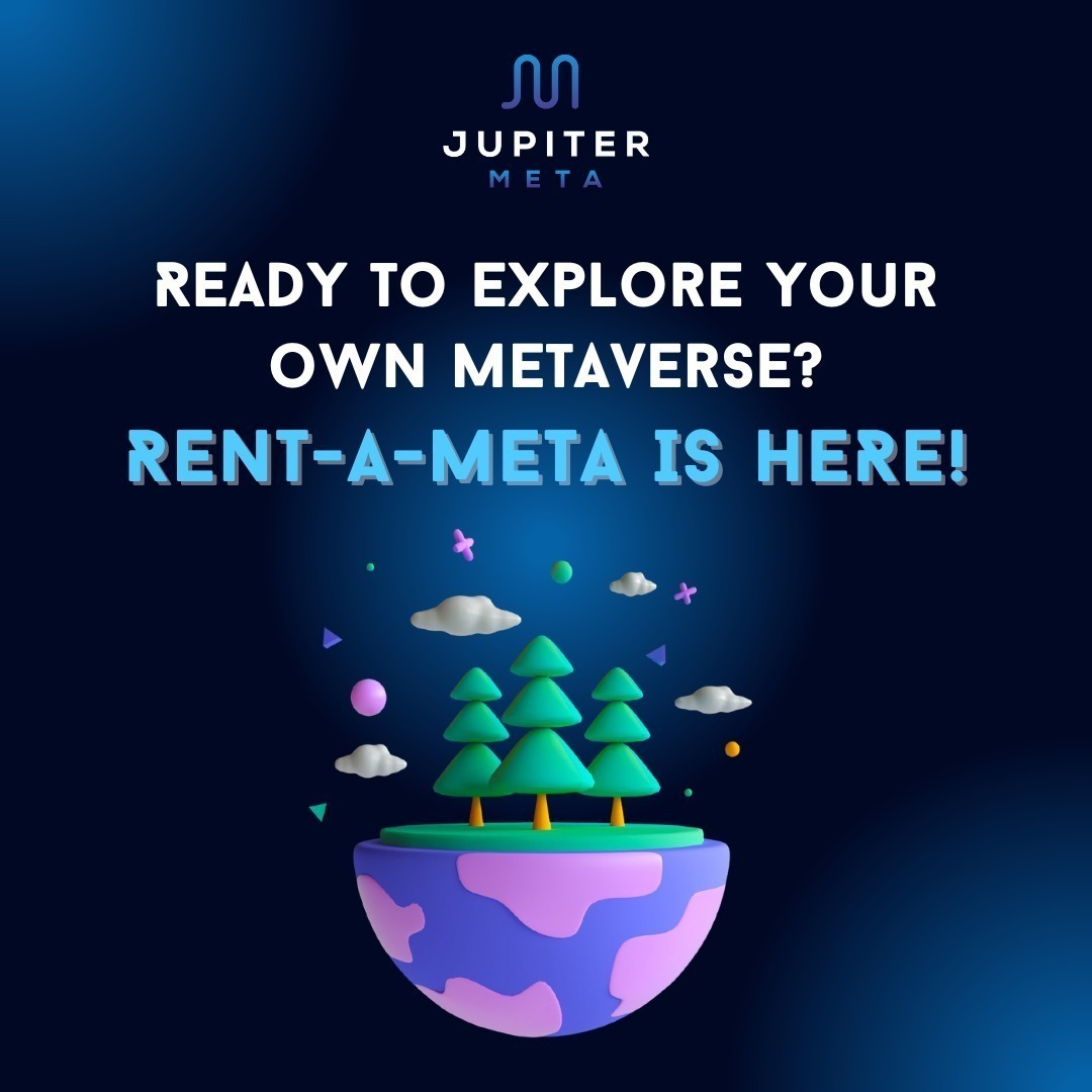 JupiterMeta's tweet photo. Check out Rent-a-meta on https://t.co/XiIafwqjOS now!

#jupitermeta #nft #nftart #art #nfts #crypto #nftcommunity #cryptocurrency #bitcoin #blockchain #eth #metaverse #virtualreality #virtualrealitygames https://t.co/y5lLlEyeJy