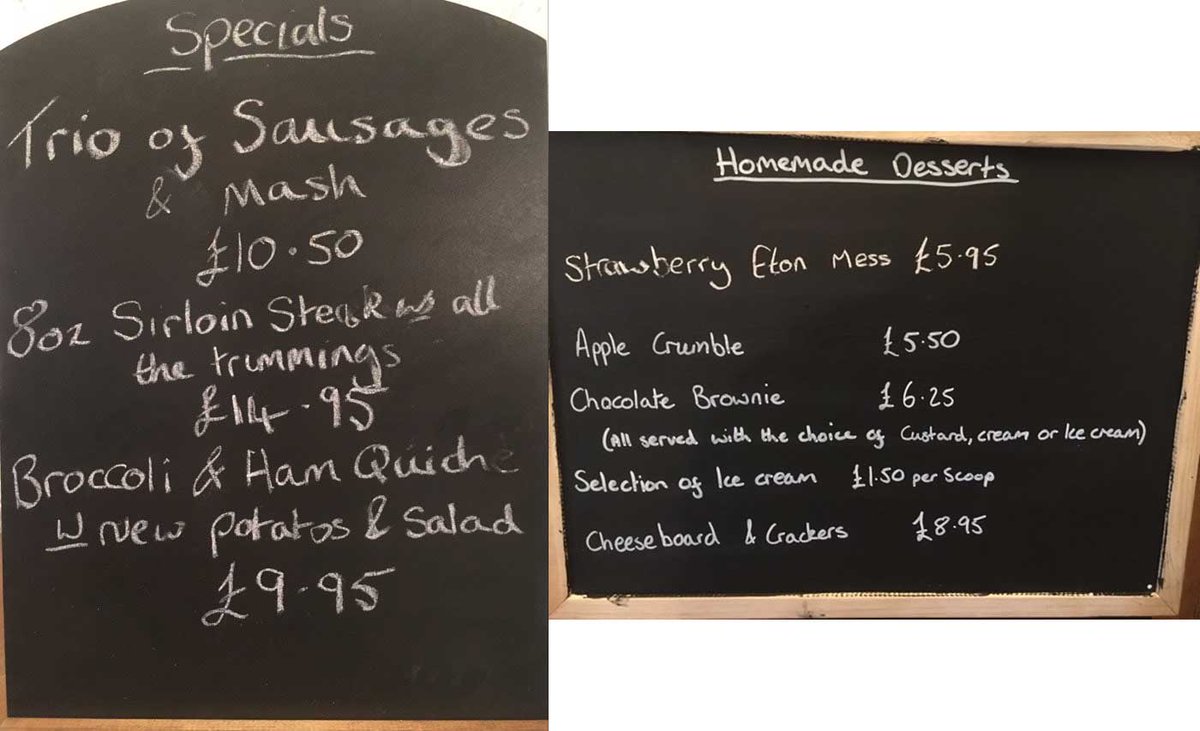 HartofDorset's tweet photo. Yummy Specials here in Bishops Caundle!
Follow-up with our Chef's Homemade Desserts!
𝐹𝑜𝑟 𝑜𝑢𝑟 𝑜𝑝𝑒𝑛𝑖𝑛𝑔 𝑡𝑖𝑚𝑒𝑠 &amp; 𝑡𝑜 𝑝𝑟𝑒-𝑏𝑜𝑜𝑘, 𝑠𝑒𝑒:
https://t.co/utaV0cYskb
#Dorset #villagepub #realales #pubfood #beergarden #theBlackmoreVale https://t.co/IyV2kUNprg