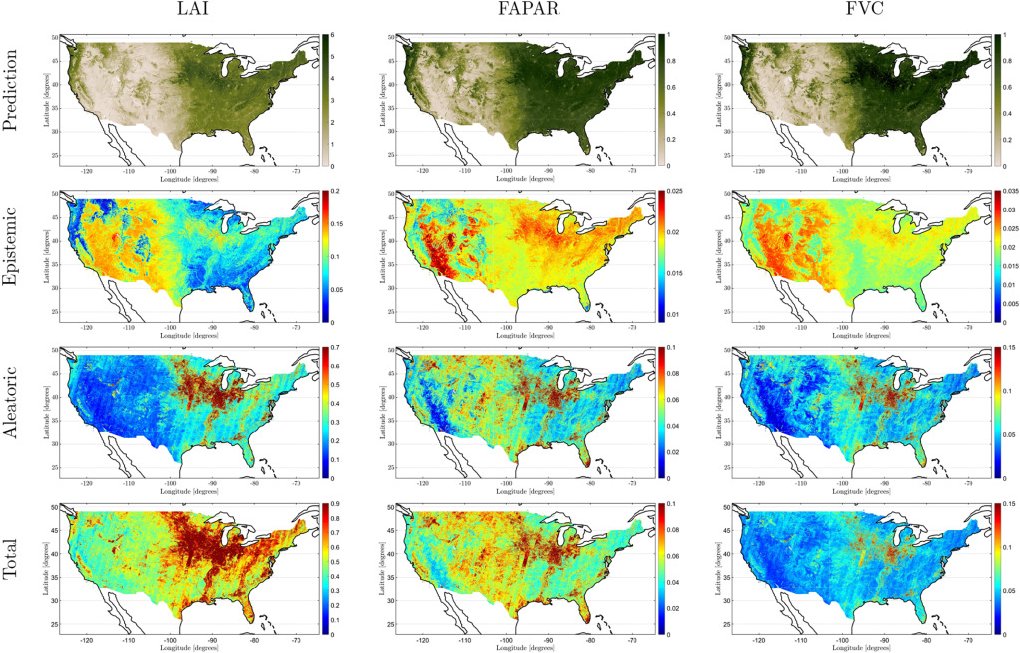 Taking uncertainty quantification in high-resolution traits estimation to the next level using #MachineLearning &amp; <a href="/Google/">Google</a> #earthengine. Check out Laura Martinez's new paper 📰 shorturl.at/lotV6 and source code➡️ github.com/IPL-UV/ee_BioN…