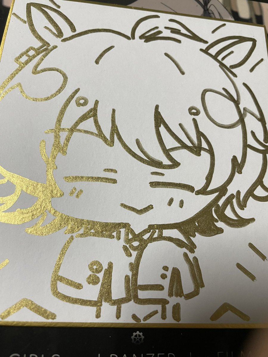 色紙も用意しております! 