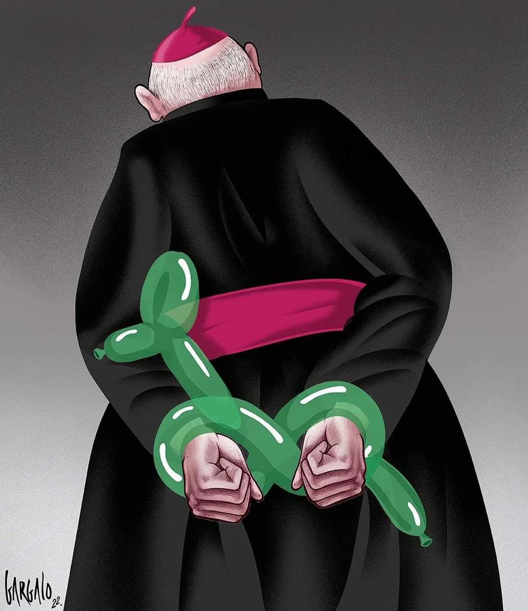 Stupid_Rental's tweet photo. Fantasia criminal | Cartoon editorial da revista Sábado.
#contrapedofilia #stoppedofilia #igreja #igrejacatolica #padres #church #cattolico #crime #criminal #todoscontraapedofilia #cardeaisebispos #bispos
@revistaSABADO https://t.co/OUP3MQvJvz