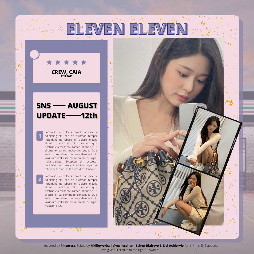 ⠀ 

              ゆいな。    ◛     O81222
              ✦ ━ ━ ━  11/11

            ⠀