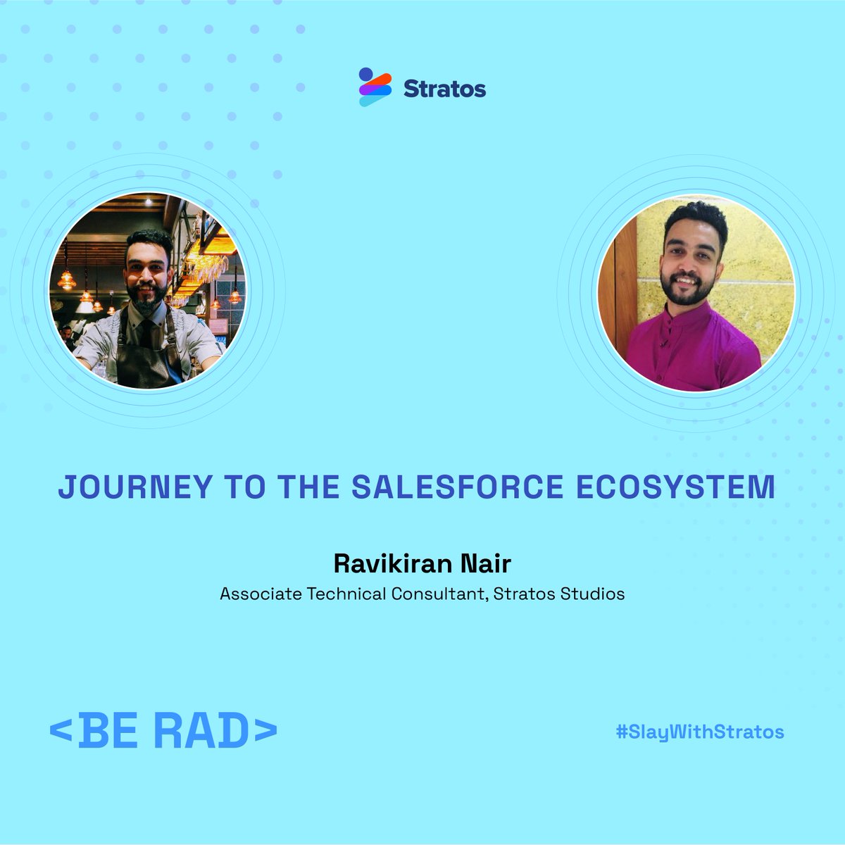 StratosStudio's tweet photo. How a Bartender Landed a Hot Job in Tech (it's a great story) 🍸

Ft. Ravikiran Nair
https://t.co/9U2dSfYbhD

#SlayWithStratos #BeRad #salesforceconsultant #salesforceohana #Salesforce Salesforce https://t.co/ErICg6fMTS