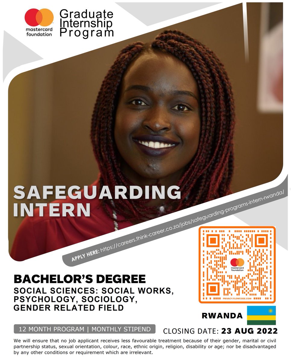 ThinkCareer2's tweet photo. Apply Here careers@think-career.co.za #thinkcareer #graduates #internship #Africa #Rwanda https://t.co/79zFxJXRJO