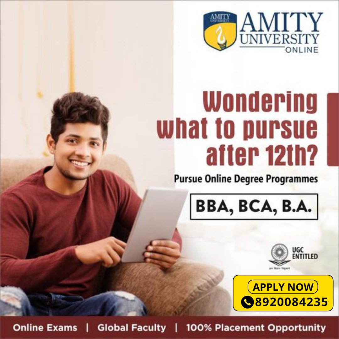 BitmEduversity's tweet photo. Transform your future, right after 12th with
top ranked career focused online Degree programs.
#BCA #BBA #BA
β
100% Career Assistance
β
UGC entitled
β
Global Faculty
β
Live sessions
β
US & UK accredited
#Amity #OnlineAmity #AmityOnline #OnlineBBA #OnlineBCA #OnlineBA https://t.co/yG3WVZQqsJ