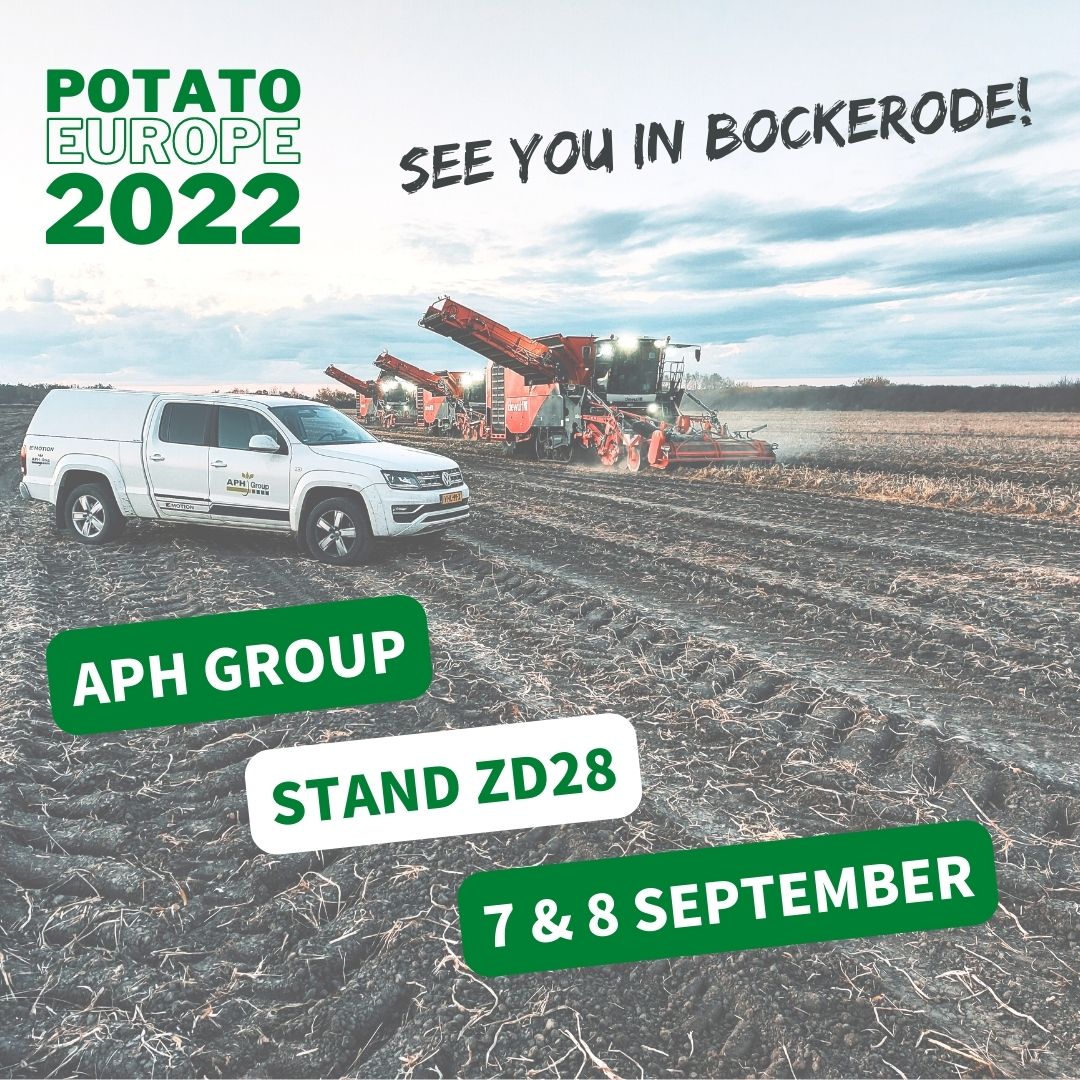 APHGroup's tweet image. 𝗣𝗼𝘁𝗮𝘁𝗼 𝗘𝘂𝗿𝗼𝗽𝗲 𝟮𝟬𝟮𝟮 | Bockerode, Germany 🥔🇩🇪

PotatoEurope is coming closer and we are looking forward to meeting you again! On 7 &amp;amp; 8 September the team of APH Group will be at our own stand, ZD28.

See you in Bockerode!

#APHGroup #PotatoEurope #PotatoEurope2022