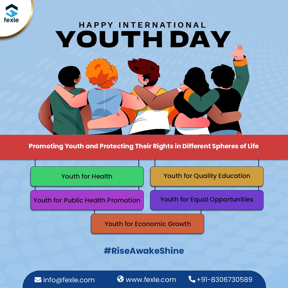 fexle_services's tweet photo. It is the day to recognize the importance of opportunities that the world should offer to the youth to mainstream their voices, actions, and initiatives. Happy International Youth Day! Keep inspiring and keep building responsible citizens.
#YouthDay #InternationalYouthDay #FEXLE https://t.co/XMayHoba9n