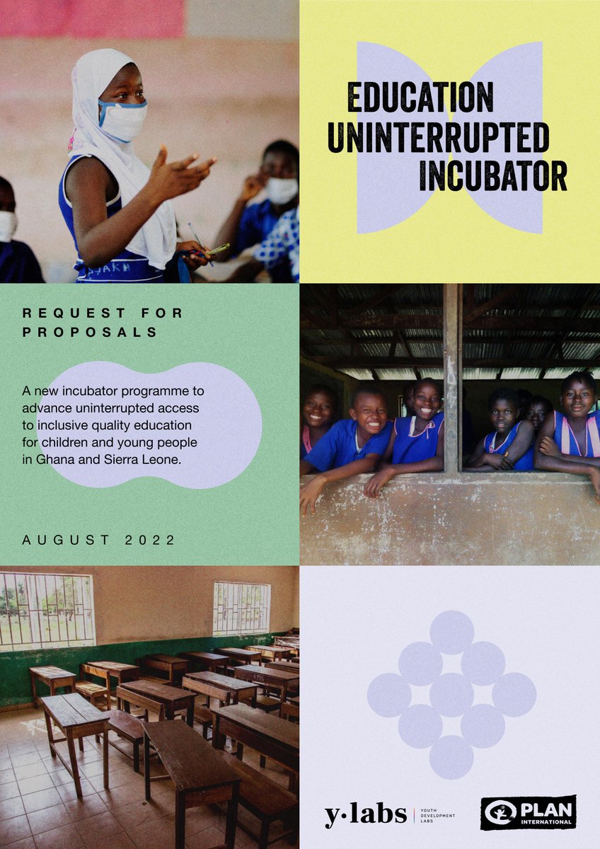 We are excited to announce that <a href="/PlanGlobal/">Plan International</a> has launched the Education Uninterrupted Incubator (EUI), a collaborative virtual space to develop and test youth-led ideas to ensure continuous and quality education. 

Learn more and apply here bit.ly/educationunint…

#education
