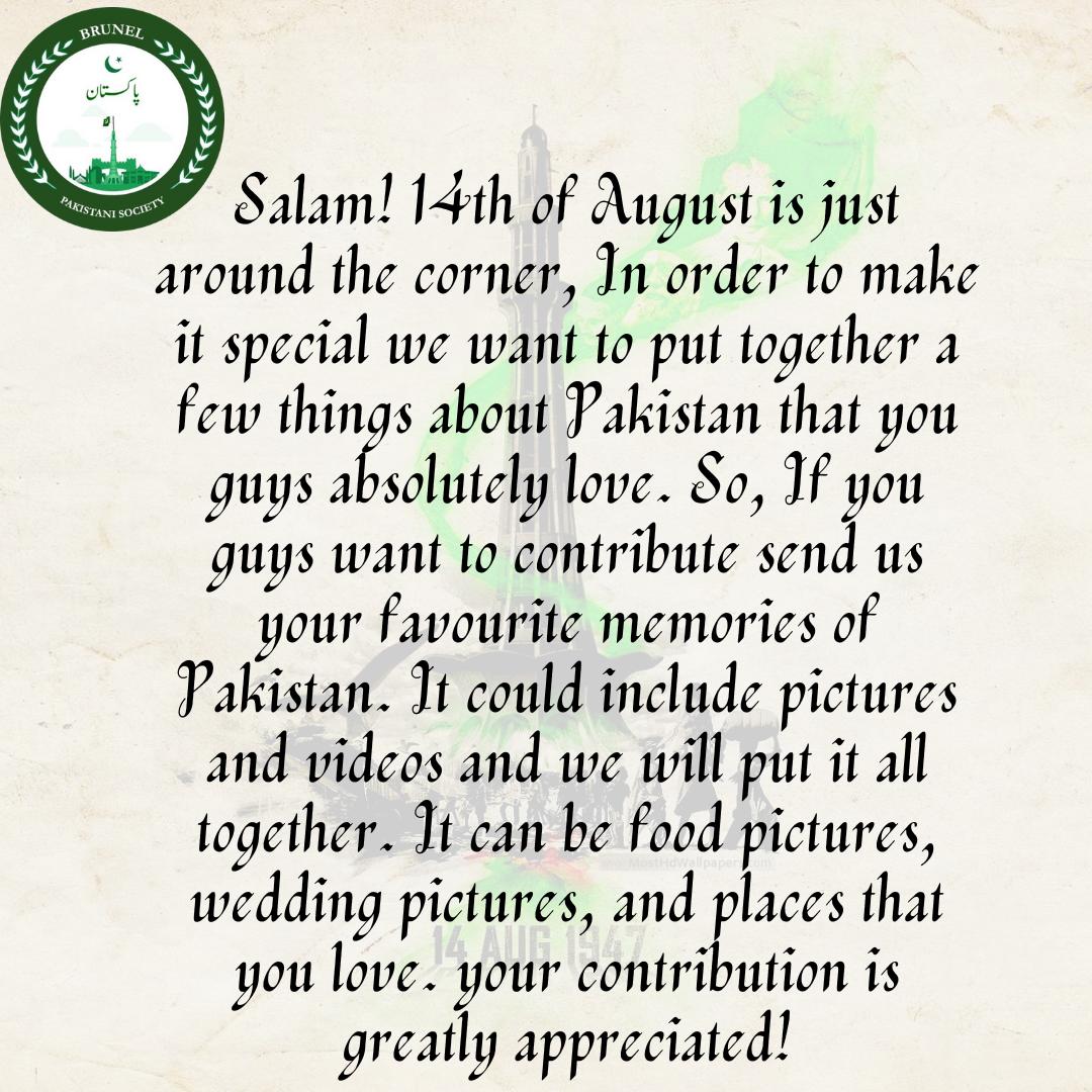 Brunel Pakistani Society tweet media