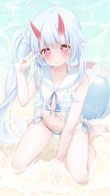 水着チセちゃん#ブルーアーカイブ #和楽チセ 