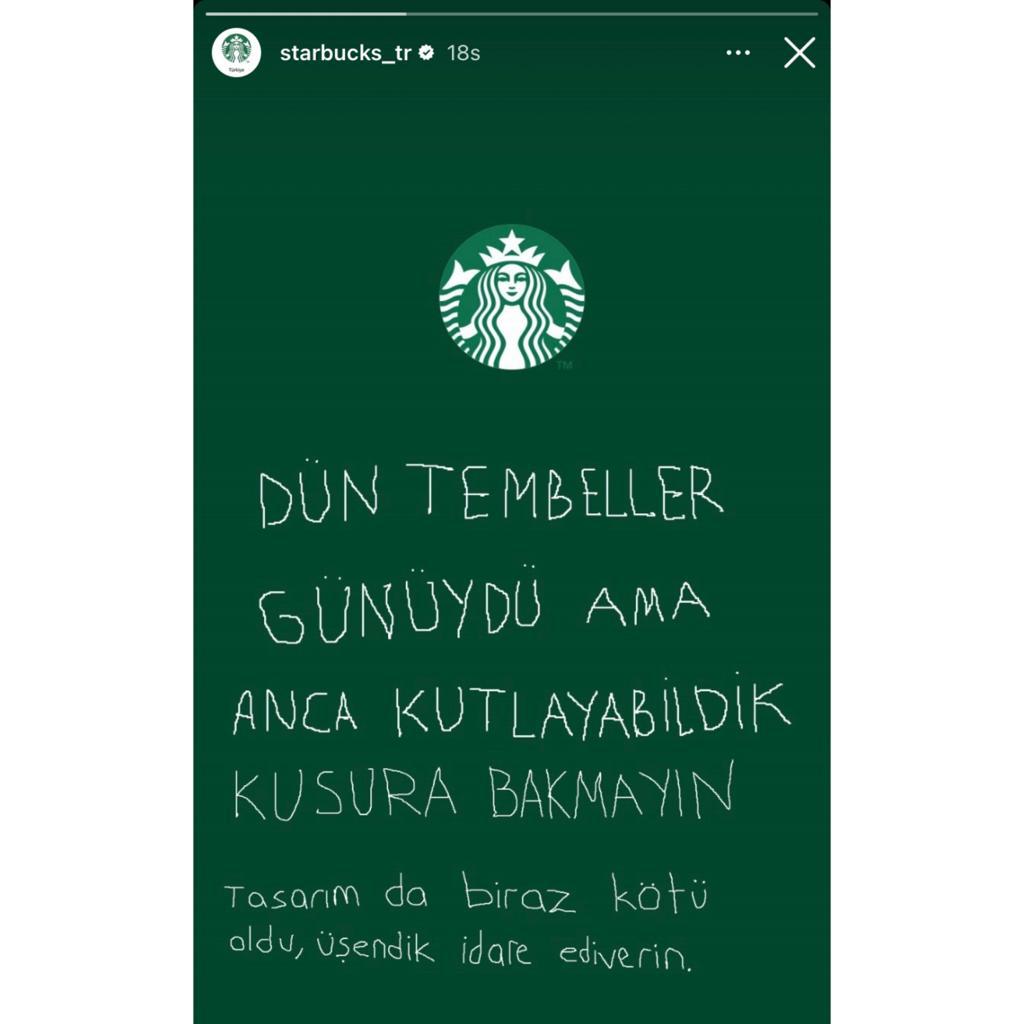 pazarlamasyon on twitter starbucks tan tembeller günü için hazırlanan