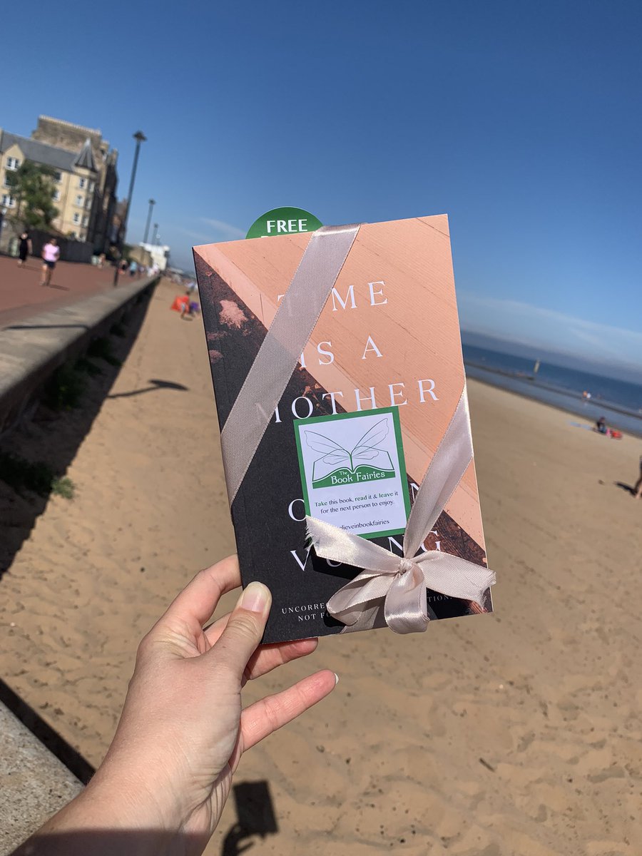 📖 This book fairy has left a copy of #TimeIsAMother at Porty beach today! Who will be the lucky finder and discover the powerful new collection from the TikTok sensation Ocean Vuong? 
 📖✨🌊🌞
#ibelieveinbookfairies #VintageBookFairies #BookFairyProofs #BookTok #OceanVuong