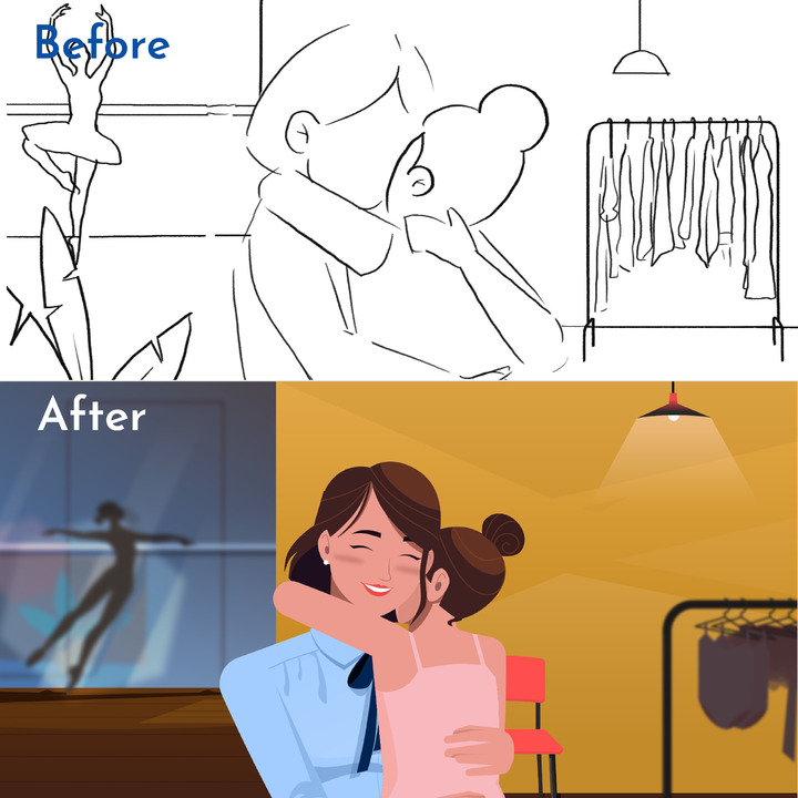 MoodiveStudio's tweet photo. Wondering how animations are made? 🤔 Today we're giving you a behind-the-scenes look at the making of an animated video for Remerly. 👀 See how we turned a few lines on white paper into a complete work of art!
#moodive #animation https://t.co/NxzgtfD6PD