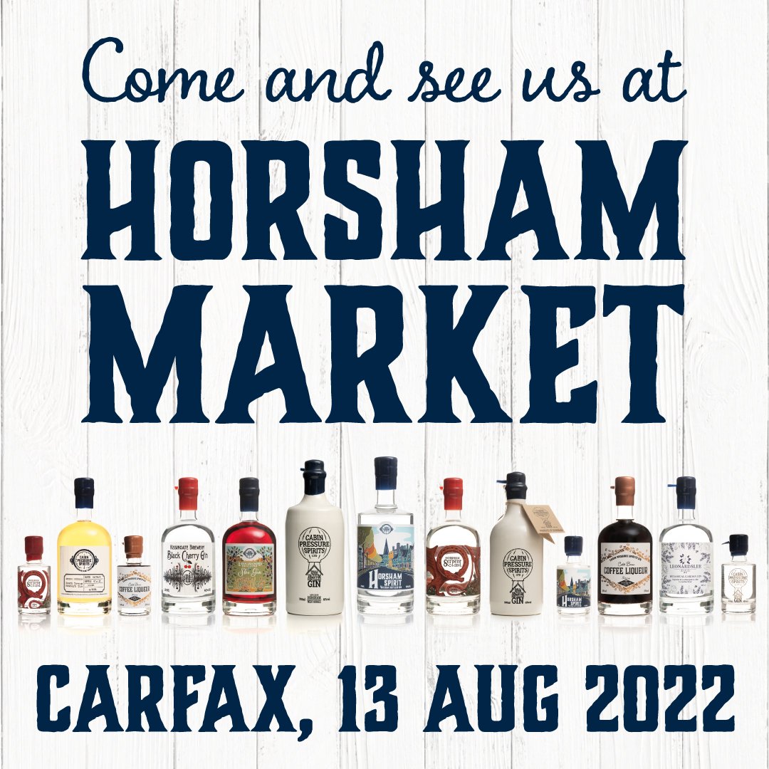 Time for our regular appearance <a href="/horshammarkets/">Horsham Markets</a> . We’ll have all our usual products available, including our latest edition, Kissingate Black Cherry gin. We also have the last few bottles of this year's Loxwood Meadow Sloe Gin. Come and see us in the Carfax on Saturday!