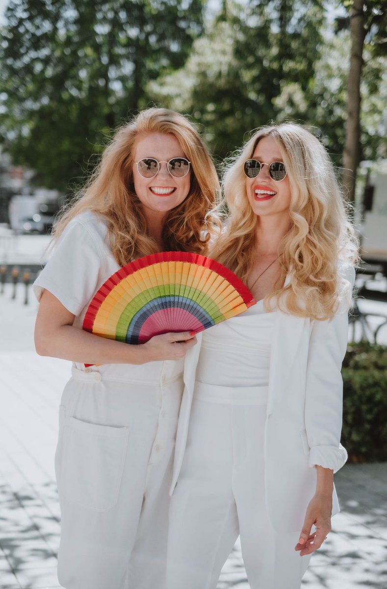 Very lucky couple of brides 🌈#wifed