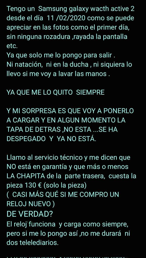 ELO____'s tweet photo. @consumidores @facua #SamsungZFlip4 #samsungGalaxyActive2
#GalaxyWatch5 @SamsungEspana @SamsungResponde 
Pongo descripción en las fotos, ya que el servicio técnico no se hace responsable de esto y en la comunidad samsung, están enterados ,ya que le ha pasado a mucha gente. 
Hilo https://t.co/vAf7kpjZ3V