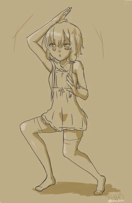 ポーズ練習【謎のポーズゆかりさん】 