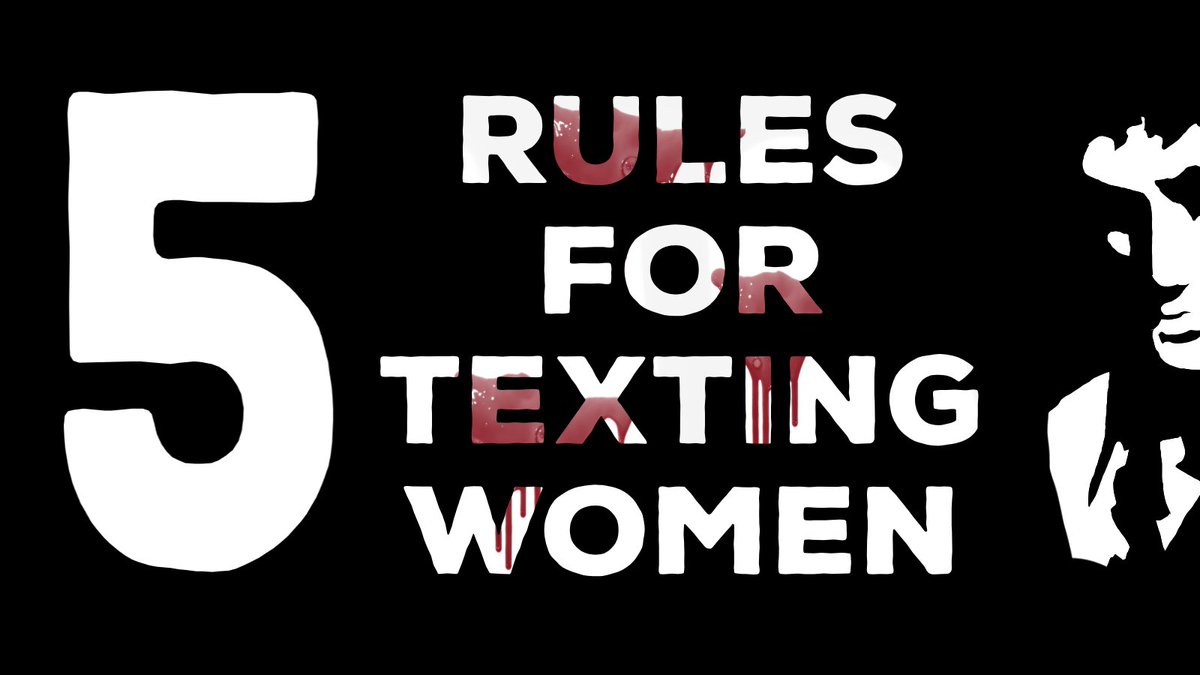 Uncomplacent Men On Twitter 5 Rules For Texting Women Thread 🧵👇 Mbauyyxg7p Twitter