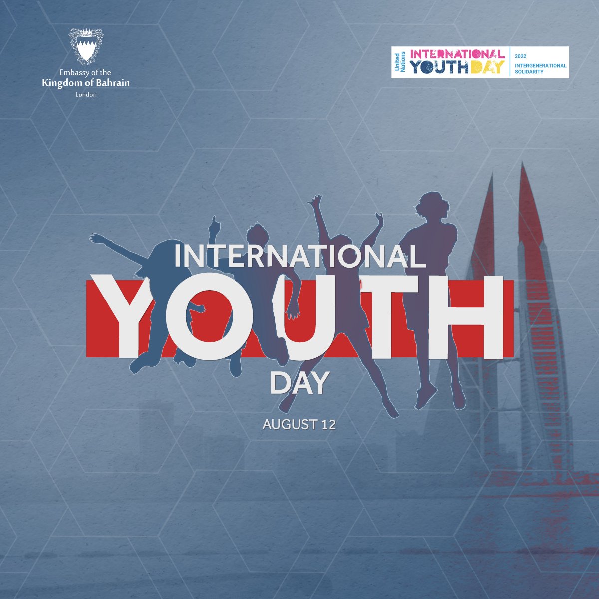 HH Shaikh #NasserbinHamad affirms that 🇧🇭 has based its #youth policy on belief of their capabilities to build the future by giving them confidence in their abilities.

bit.ly/3zQxojN
#InternationalYouthDay2022