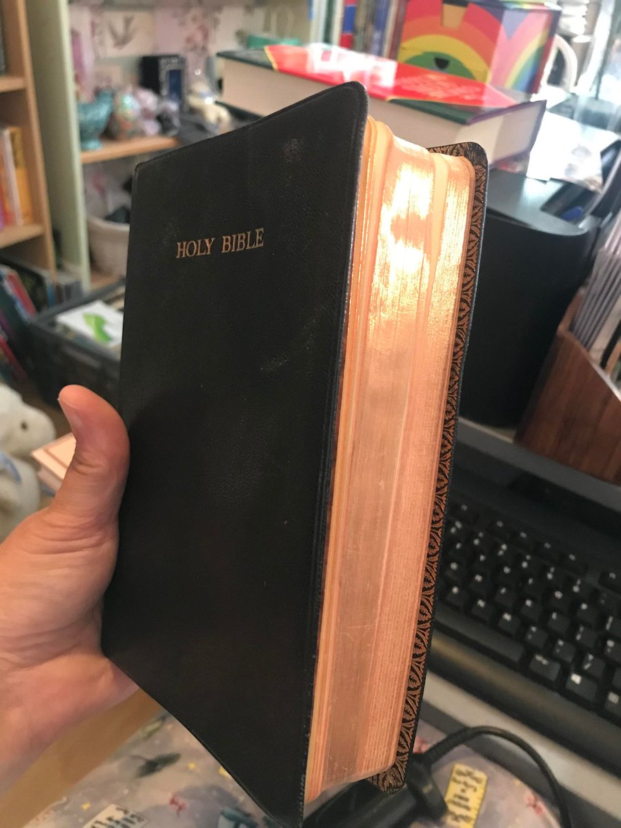 GuidReadsAlva's tweet photo. Beautiful #bookinscription inside this gorgeous leather bound bible from @oxunipress - @longlostbook what do you think of this one?
As always this is available to buy for a donation to the shop funds, and I'm happy to post out!
#guidreads #booktwt #longlostbook #booktwitter https://t.co/mrsiadXDFj