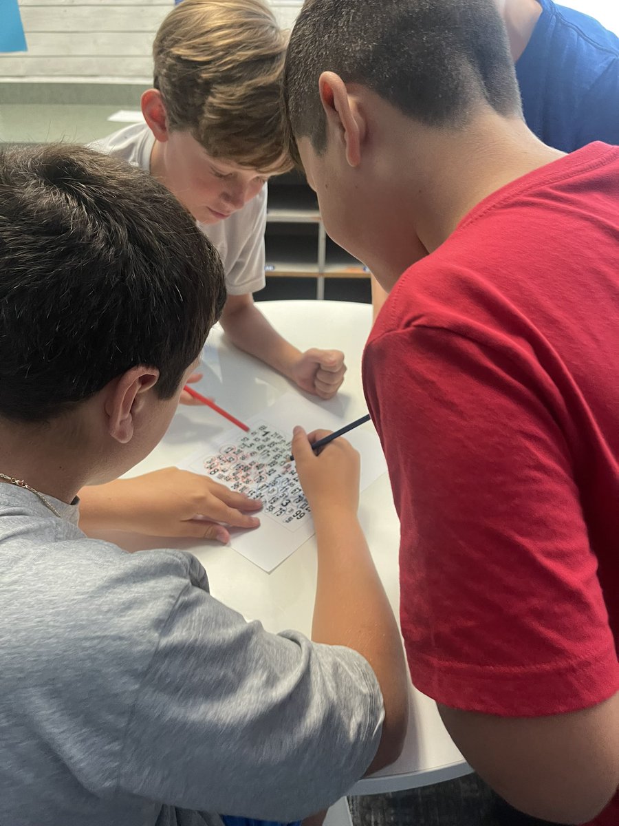 LMawhee's tweet photo. This is what math collaboration looks like! @spears5th @SpearsElem @saravdwerf 
#launchingmathworkshop
#FISDMadetoshine https://t.co/foErXKKh9j