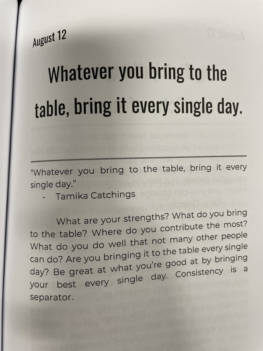 Do your job well….. every single day!