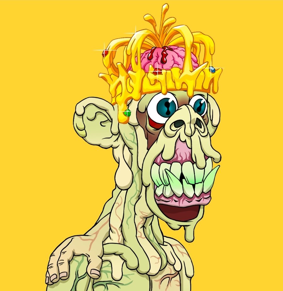 htat_ape's tweet photo. #OXMAYC 
#YellowMutants
#NFT 
#NFTs 
#NFTGiveaways 
#nftart 
#NFTCollection 
#NFTartist

 The king has been added to be the leader of my group. https://t.co/WC2FSUrjsj
