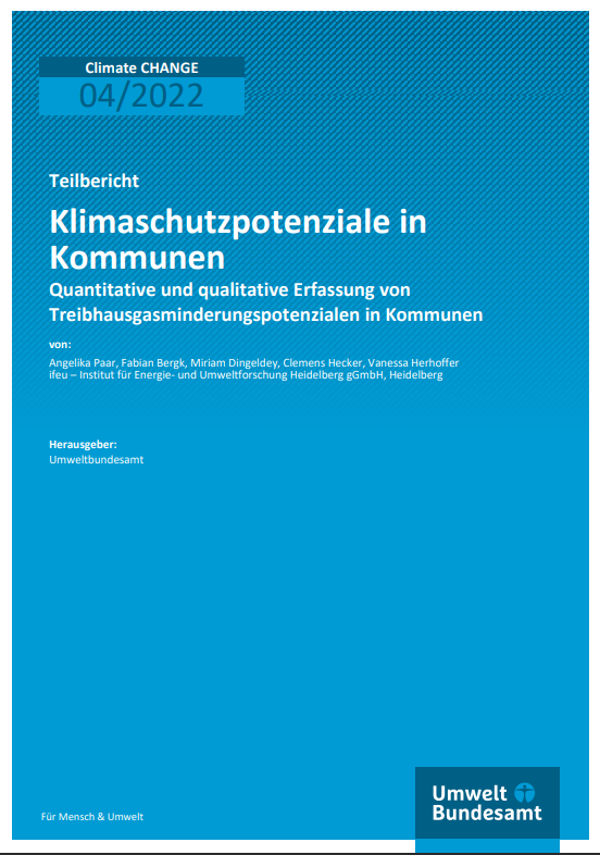 Die ca. 12.000 #Kommunen in 🇩🇪 haben große #Klimaschutz|potenziale. Auch wenn viele Maßnahmen sind v.a. längerfristig umsetzbar sind, können zahlreiche Einzelmaßnahmen auch kurzfristig zu einer Minderung des Gasverbrauchs beitragen: umweltbundesamt.de/publikationen/… #Energiekrise #Gas