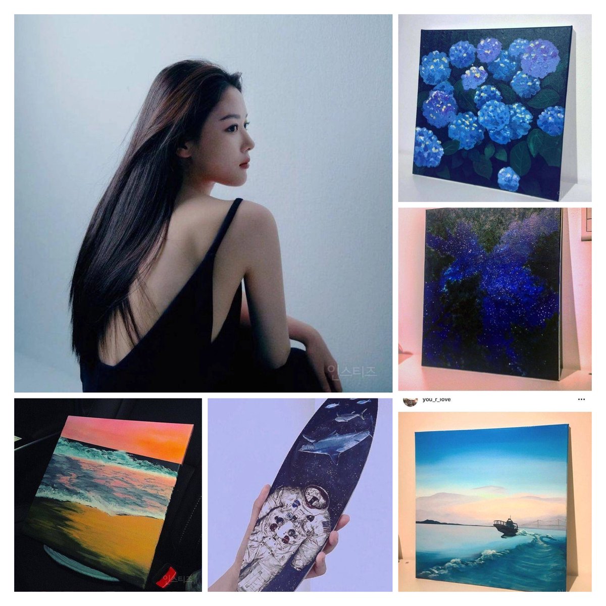 dough_nut_love's tweet photo. At Instiz with over 15k views: “Paintings by Actor #KimYooJung #김유정

- What is she really?  How cool are you?
- I think she was really born for the arts and physical education. You grew up well, Yoojung.

Her paintings are trending again…

https://t.co/eXTFk9d4df https://t.co/VfFn4US06f