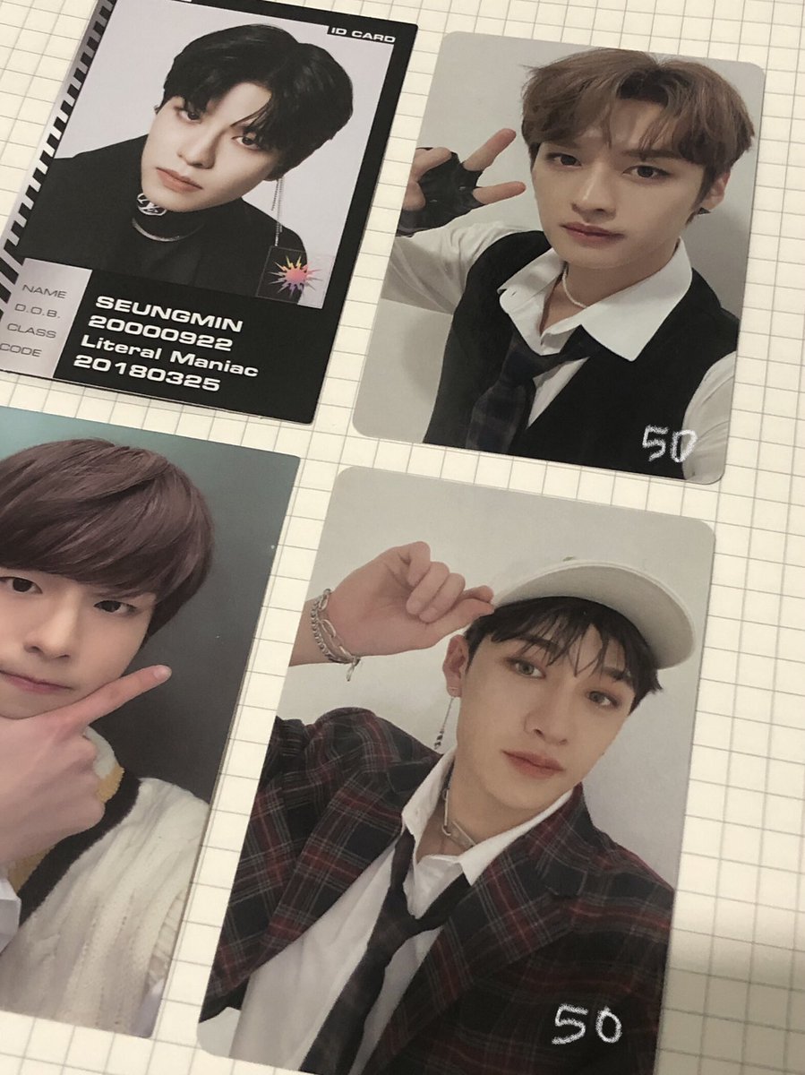 9800SZN's tweet photo. . . 🛒 wts lfb ph stray kids .ᐟ

𓂋 seungmin go live memcopy set
🧾 650 set, 600 payo

⤷ onhand
⤷ can do 2 days reservation
⤷ check thread for condi
⤷ reply mine or dm to claim

t. skz gl go live memcopy miroh cevel pob oddinary i.d unit trading card https://t.co/cB9arCPZ5c
