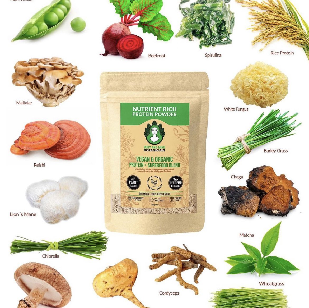 *NEW PRODUCT ALERT* 
We are excited for this one. It’s a protein powder but not like you know it! Its a organic protein powder plus a superfood blend. The product is packed full of the most nutrient-dense foods and all in a powder! 😊  
#newproduct #protein #superfood