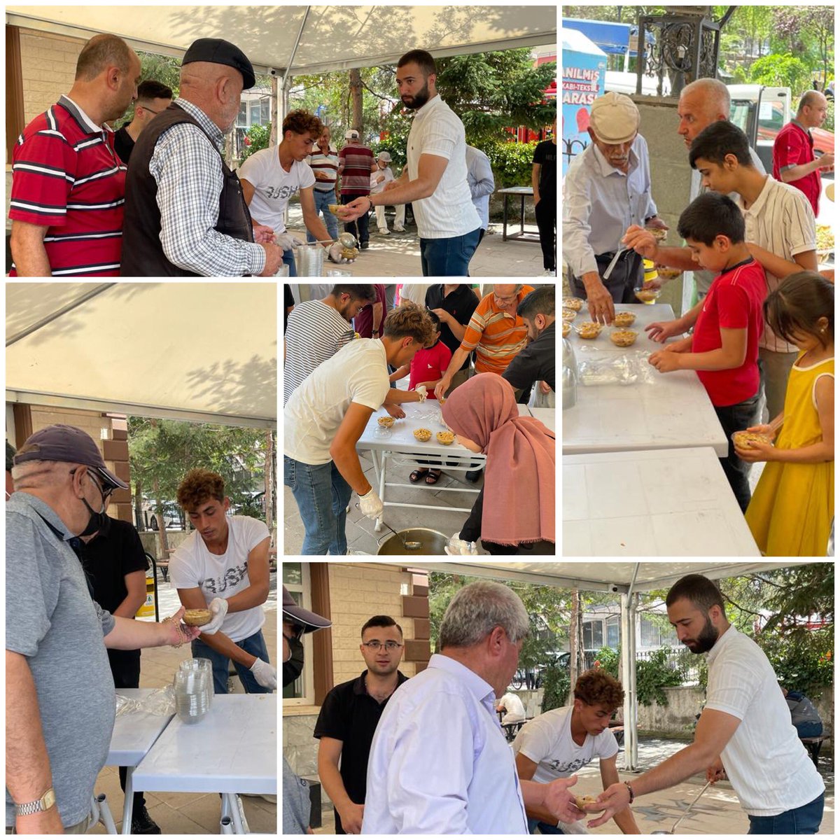 PursaklarAkgenc's tweet photo. Aşure paylaşmanın,kardeşliğin ve dayanışmanın simgesidir.

Muharrem ayı vesilesiyle İlçe Gençlik Kolları Başkanımız Sn. @tolga_yildiiz ile cuma namazı sonrasında kıymetli vatandaşlarımıza aşure ikramında bulunduk.
@eyupkadirinan
@efedemirhann
@ServetTurkayik https://t.co/rE1a1Ikftg