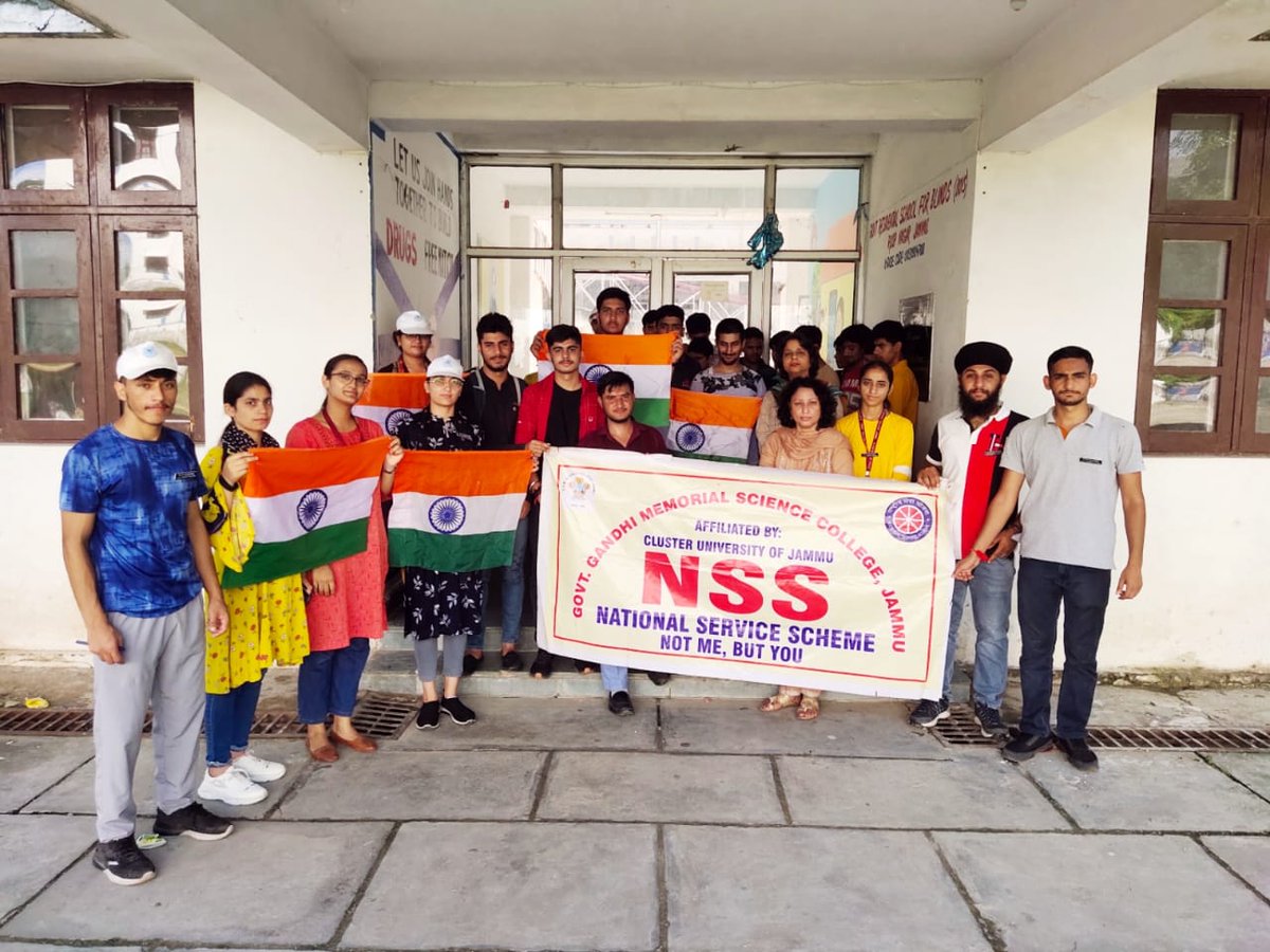 Anchal Singh (@anchals75804902) on Twitter photo Flag distribution and flag hoisting at blind school Roop Nagar by NSS unit 2 GGM Science College Jammu
<a href="/_NSSIndia/">NSS India</a>
<a href="/NssrdD/">NSS Regional Directorate Delhi</a>
<a href="/NssGgmunit/">@NssGgmunit2</a>
#nss Flag distribution and flag hoisting at blind school Roop Nagar by NSS unit 2 GGM Science College Jammu
<a href="/_NSSIndia/">NSS India</a>
<a href="/NssrdD/">NSS Regional Directorate Delhi</a>
<a href="/NssGgmunit/">@NssGgmunit2</a>
#nss