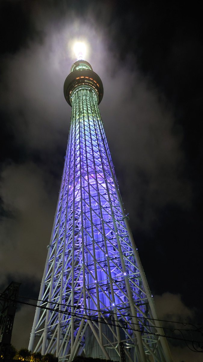 すみっコぐらしをイメージしたスカイツリーの特別ライティング2つ目 すみっコぐらし すみっコぐらし10周年 墨田区 墨田区民ニュース