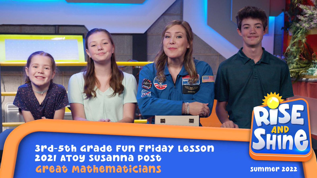 ArkansasTV_'s tweet photo. Anyone can be a mathematician, even you! ➗📏 #2021ATOY @SusannaPost is sharing about some of the world's most famous mathematicians who have ever lived. 🌟 Watch now: https://t.co/YSo2ALx3nh.

#RiseAndShineAR is created with @ArkansasEd. Learn more at https://t.co/zoBSZMZVca. https://t.co/meGczmFZZb