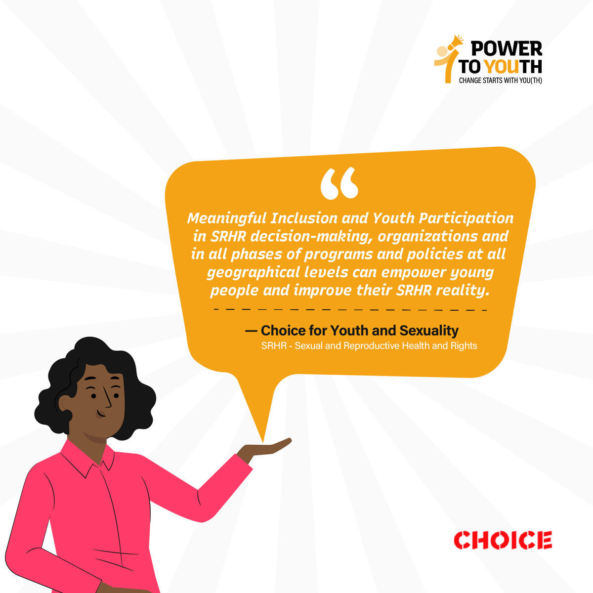 TheGHAlliance's tweet photo. Meaningful & inclusive youth participation (#MYIP) is a multi-level process. It means engaging #youth on their visions, concerns, and recommendations from the very beginning of the decision-making process.
#POWER2YOUTH
#IYD2022
#ForYouth
#YouthDay2022 https://t.co/Yp5dmiegGM