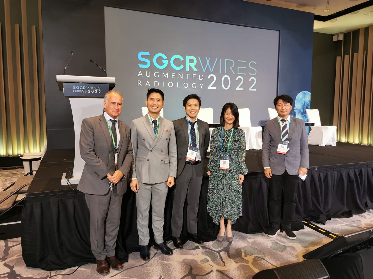 It was a privillege to have the company of these leaders of their craft speaking on RCC Ablation at #sgcrwires2022

Thanks David , <a href="/TzeWah1/">Professor Tze Min Wah</a>,  Andrew <a href="/ajgunnmd/">AJ Gunn</a> , Marco and BK Park

#IRAD #ablation #RCC