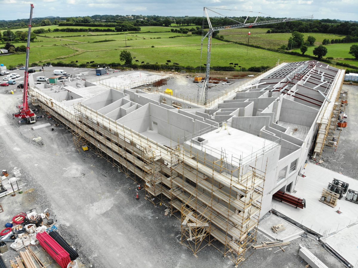 O’Reilly Concrete have been working alongside Stewart Construction on the development of the new Mercy Secondary School building in Kilbeggan. 

Hollowcore Floor: 9,917.16 m²
Precast Walls: 12,246.34 m²
Precast Stairs: 11 Flights, 121 Risers
Precast Columns: 37
Precast Beams: 35