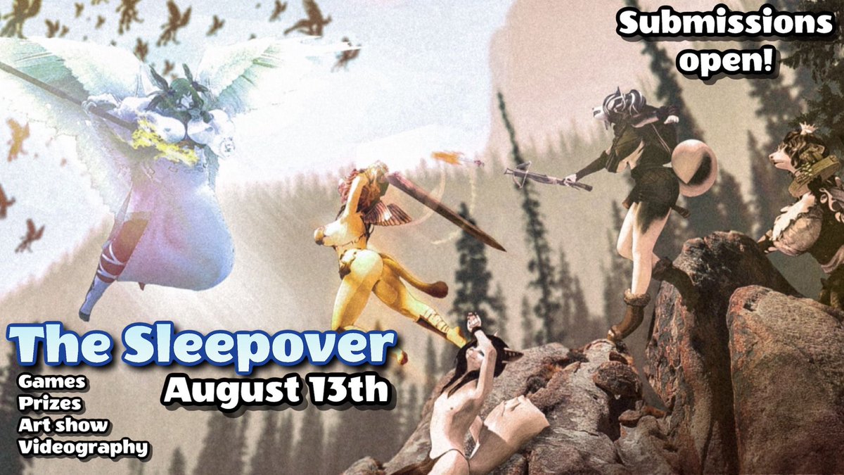 ThatFancyHorse1's tweet photo. SLEEPOVER TOMORROW! Are you ready!? #secondlife #furryfandom https://t.co/BqZqVxeVh0