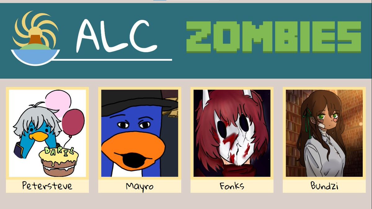 Aqui está a Equipa dos Zombies!
Jogadores: <a href="/_Petersteve_/">petersteve</a> @MayroBlak69 <a href="/heyobundzi/">bundzi</a>