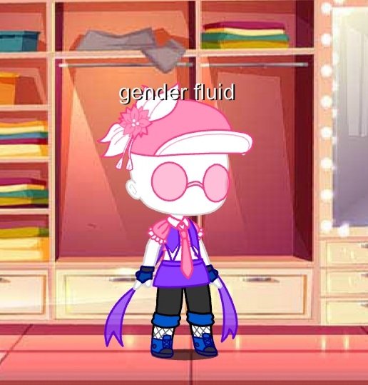 💗🤍💜🖤💙A gacha Genderfluid outfit 💗🤍💜🖤💙