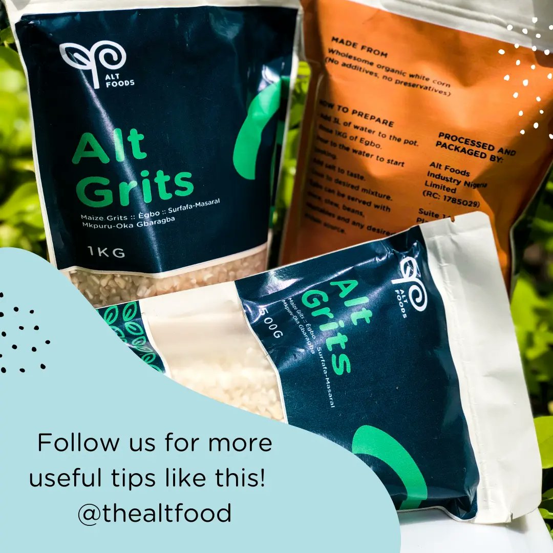 thealtfood's tweet photo. #AltFoods #AltGrits #natural #naturalfood #greattaste #food #foodie #african #nigerianfood #nigeria #nigerianfoodie #naija #nigerianfoodbrand #maize #tgifridays #cornstarch #foodforthought https://t.co/cXYXQIBgso